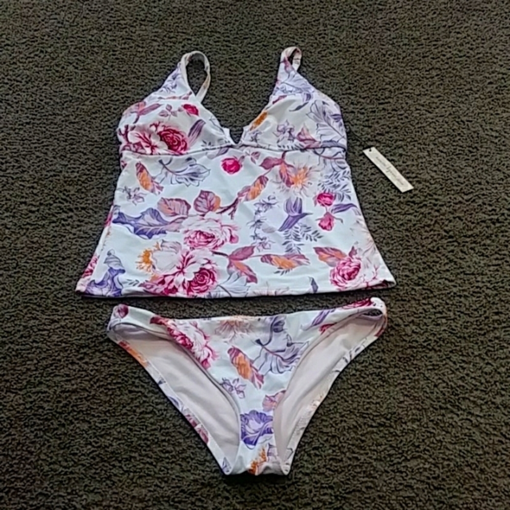 Nanette Lepore Tankini and bikini bottom set